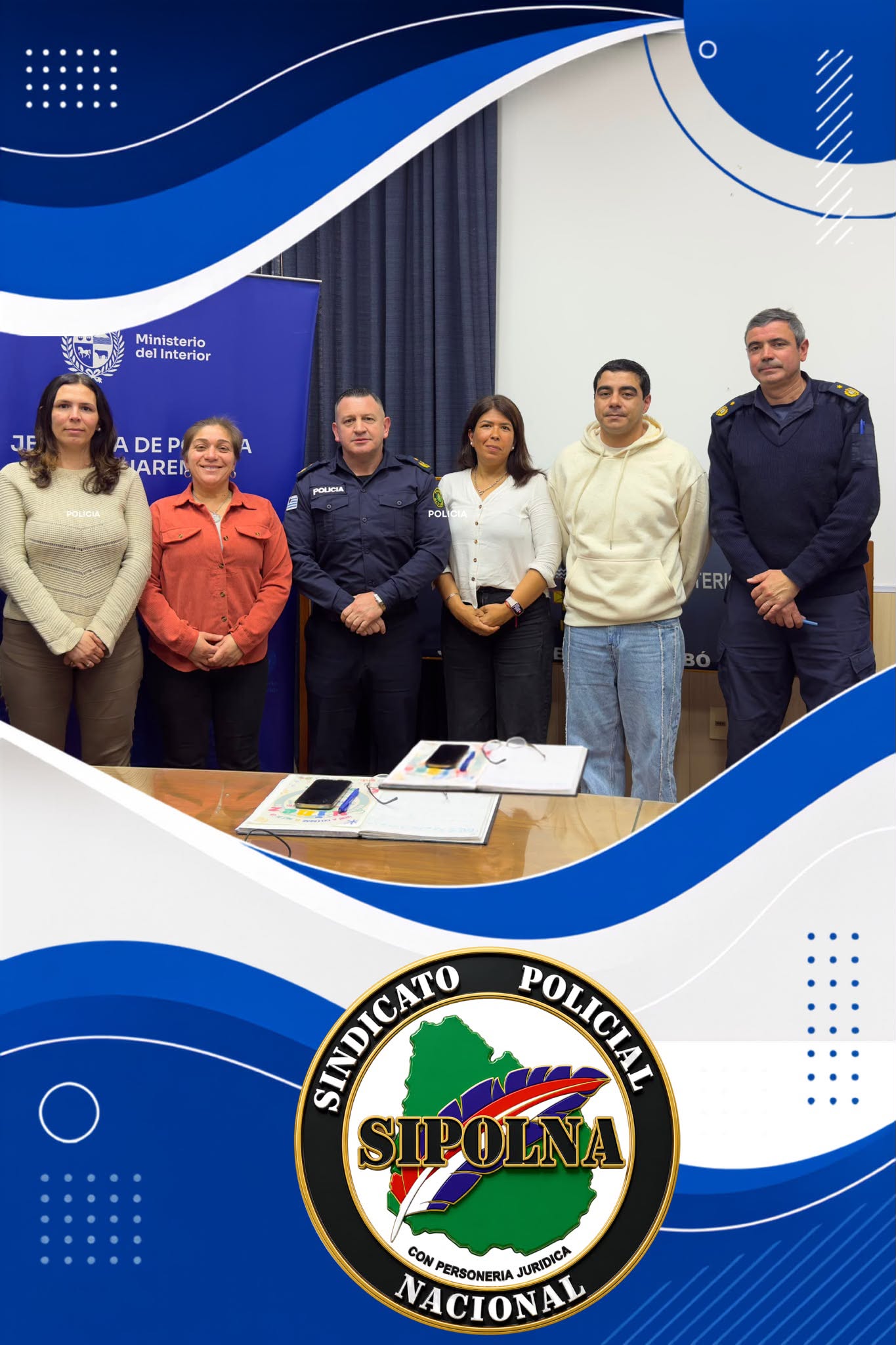IMPORTANTE REUNIÓN CON EL COMANDO DE LA JEFATURA DE POLICÍA DE TACUAREMBÓ