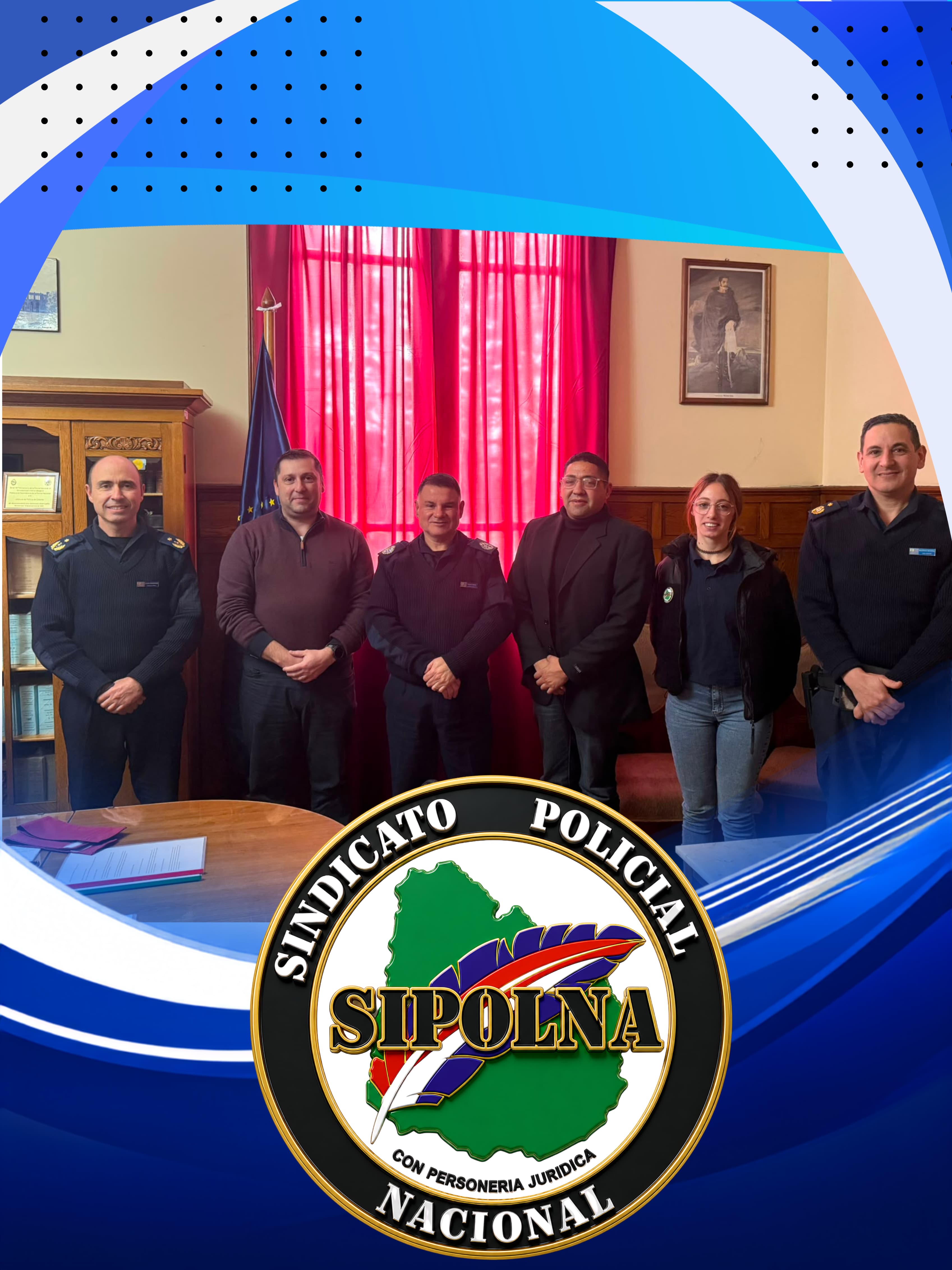 REUNIÓN CON EL COMANDO D ELA JEFATURA DE POLICÍA DE COLONIA
